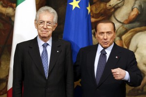 Italijanski premier Monti kaznovan zaradi »neumnih« izjav o Berlusconiju