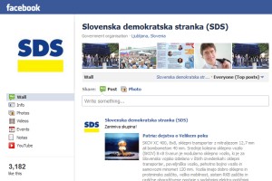 Kriminalisti zaradi Facebooka na sedežu SDS