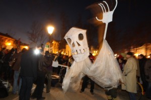 V Ljubljani nov protestni shod proti politični eliti
