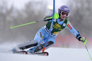 Tina Maze zmagovalka slaloma za Zlato lisico