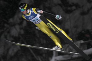 Slovenski skakalci slavili zmago na ekipni tekmi v Willingenu 