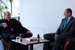 Janša in apostolski nuncij Janusz o aktualnih zadevah