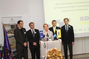 Mojca Kucler Dolinar kandidatka SDS in NSi za ljubljansko županjo
