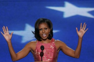 Michelle Obama z govorom navdušila delegate na demokratski konvenciji