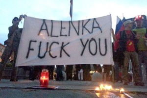 Majha udeležba na protestih