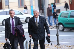 Nekdanji šef Udbe Silvo Gorenc že prikorakal na sodišče