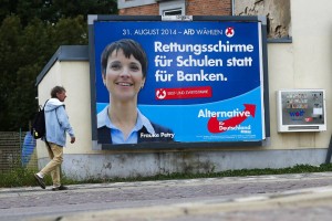 Volitve na Saškem evroskeptični AfD obetajo prvi vstop v deželni parlament 