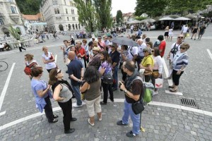 Poleti v Ljubljani rekordno število turistov