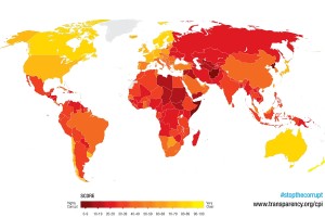 Slovenija na lestvici zaznave korupcije v javnem sektorju še nižje