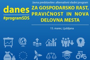 SDS bo javnosti predstavila alternativni vladni program