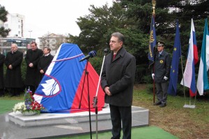 V Murski Soboti odkrili spominsko znamenje vsem osamosvojiteljem