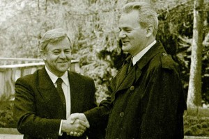 Milan Kučan in Miloševićev zaupnik v Sloveniji 