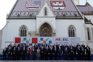 Zagreb: Slovesno ob vstopu Hrvaške v EU