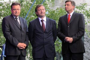 Janković, Pahor in Erjavec sestankujejo