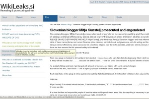 Mitja Kunstelj se ima za slovenskega Juliana Assangea