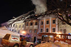 Požar v Škofji Loki zahteval smrtno žrtev 