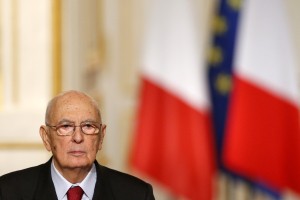 Italijanski predsednik Giorgio Napolitano odstopil 