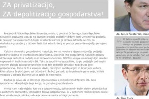 Že več kot 10.000 podpisov peticije za privatizacijo!