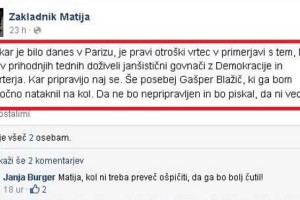 Tožilstvo v grožnjah Reporterju ni našlo znakov kaznivega dejanja