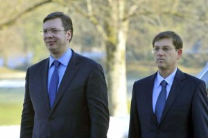 Srbski premier Vučić pri Cerarju: Problemov praktično ni 