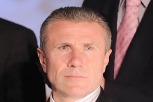 Legendarni Sergej Bubka na obisku pri Primožu Kozmusu