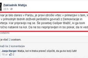 Strokovna zaušnica tožilki, ki ni preiskovala groženj "Zakladnika Matije"