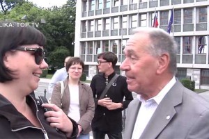 VIDEO: Šef borcev Turnšek zmerjal novinarko Financ