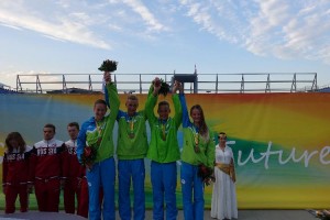 FOTO: Mladi športniki v Tbilisiju osvajajo odličja