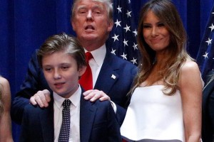 Barron, sin Donalda in Melanie Trump, govori angleško s slovenskim naglasom