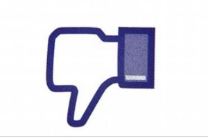 Facebook uvaja gumb Ni mi všeč