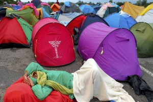 Na Obrežju migrantov ni več, bližal naj bi se že nov val
