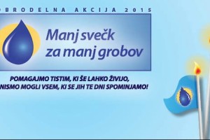 Začenja se akcija Manj svečk za manj grobov