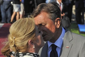Borut Pahor bo danes v Ljubljani gostil Kolindo Grabar-Kitarović 