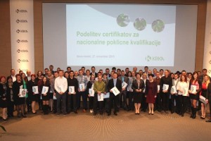 V Krki podelili 67 certifikatov NPK
