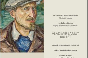 Odpirajo razstavo ob 100-letnici rojstva Vladimirja Lamuta