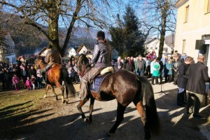 FOTO:  Blagoslov konj v Gorenjih Sušicah