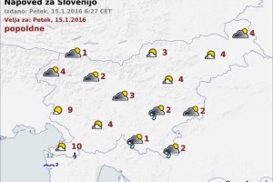 Popoldne se bo postopno delno razjasnilo