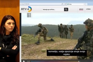 Jelena Aščić laže o Janševi vojski, nato pa se okliče za žrtev sovražnega govora
