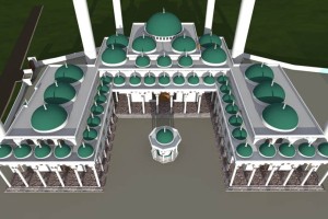 Gradi se največja džamija v Evropi, minareta visoka skoraj 100 metrov