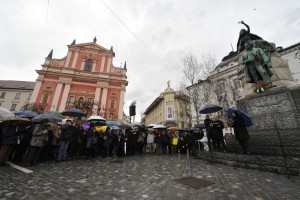 Kako so anarholevičarji Prešerna preobrazili v partizana dražgoške bitke