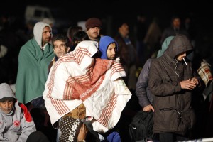 Danes prišlo okoli 382 migrantov, v februarju že več kot 97.000