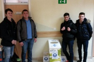 Akciji Rotary kluba so se pridružili tudi dijaki ŠC Novo mesto