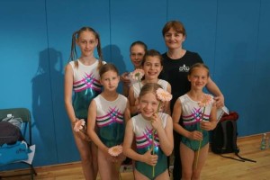 Telovadke Gimnastičnega društva Novo mesto spet z medaljami