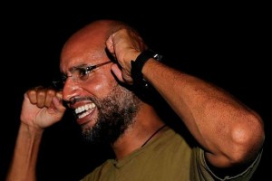 Na smrt obsojenega Gadafijevega sina izpustili iz zapora