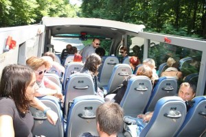 FOTO: Po Brežicah z brezplačnim avtobusom