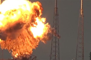 VIDEO: Tako je razneslo raketo s Facebookovim satelitom