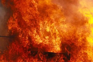 Šmarješke Toplice: Požar zidanice