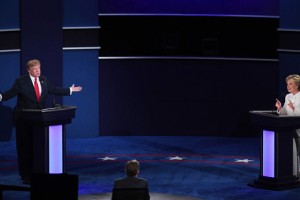 Trump je Clintonovi v obraz zabrusil, da je zoprna ženska