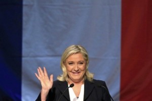 Marine Le Pen pila kavo v Trumpovem stolpu, do Trumpa menda ni prišla