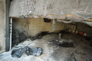 V Leskovcu zagorelo v garaži stanovanjskega objekta
